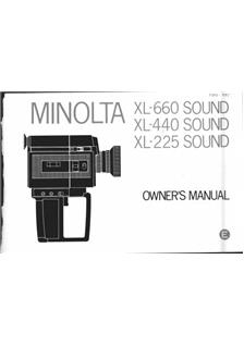 Minolta XL 440 manual. Camera Instructions.